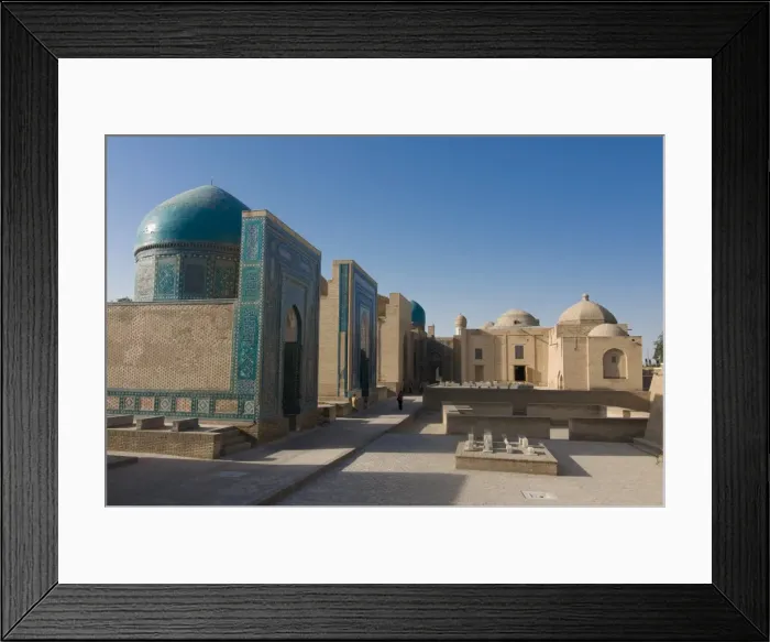 Framed Print : Burial place, Shahr-i-Zindah shrines, UNESCO World Heritage Site, Samarkand Framed Print : Burial place, Shahr-i-Zindah shrines, UNESCO World Heritage Site, Samarkand