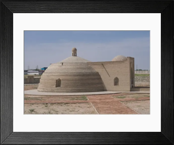 Framed Print : Old caravanserai along the road, Karakalpakstan, Uzbekistan, CentralAsia, Asia Framed Print : Old caravanserai along the road, Karakalpakstan, Uzbekistan, CentralAsia, Asia