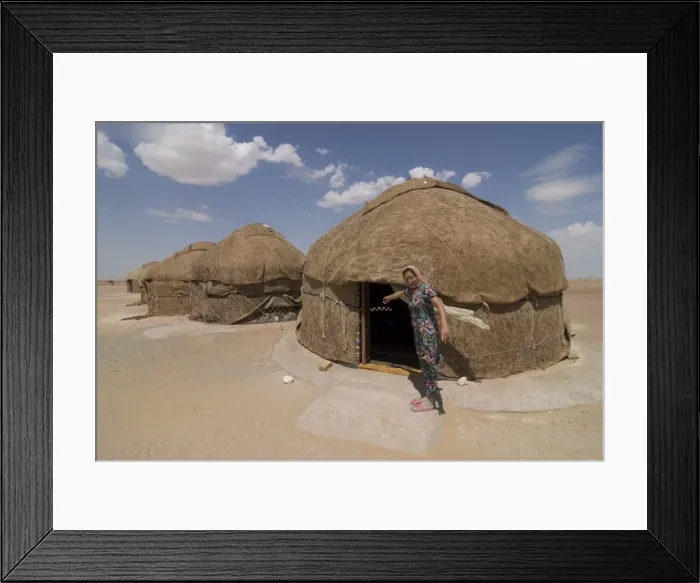 Framed Print : Ayaz Qala Yurt camp, Karakalpakstan, Uzbekistan, Central Asia, Asia Framed Print : Ayaz Qala Yurt camp, Karakalpakstan, Uzbekistan, Central Asia, Asia