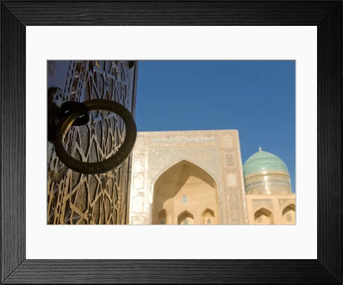 Framed Print : Mir-i-Arab Medressa, UNESCO World Heritage Site, Bukhara, Uzbekistan, Central Asia Framed Print : Mir-i-Arab Medressa, UNESCO World Heritage Site, Bukhara, Uzbekistan, Central Asia