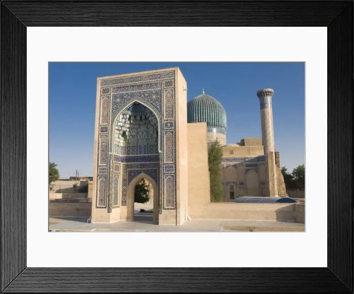 Framed Print : Guri Amir Mausoleum, UNESCO World Heritage Site, Samarkand, Uzbekistan, Central Asia Framed Print : Guri Amir Mausoleum, UNESCO World Heritage Site, Samarkand, Uzbekistan, Central Asia