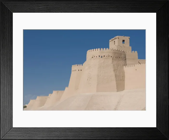 Framed Print : Strong walls of Ichon-Qala (Itchan Kala) Fortress, UNESCO World Heritage Site Framed Print : Strong walls of Ichon-Qala (Itchan Kala) Fortress, UNESCO World Heritage Site