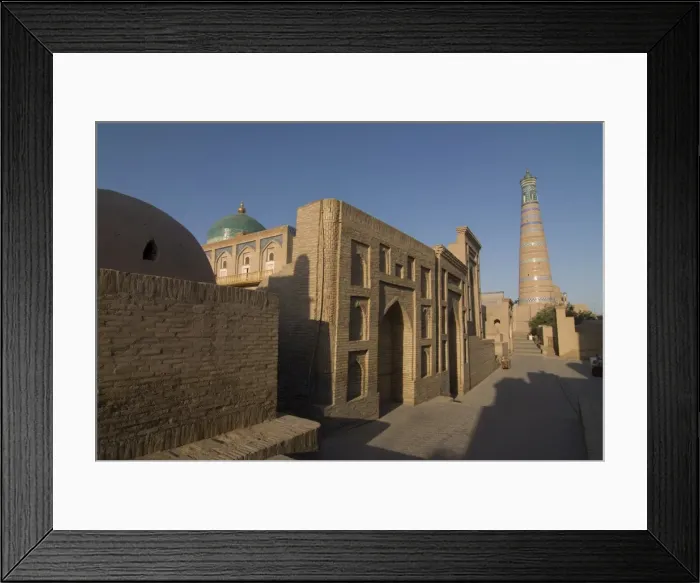 Framed Print : Mosques at Ichon Qala (Itchan Kala) Fortress, UNESCO World Heritage Site Framed Print : Mosques at Ichon Qala (Itchan Kala) Fortress, UNESCO World Heritage Site