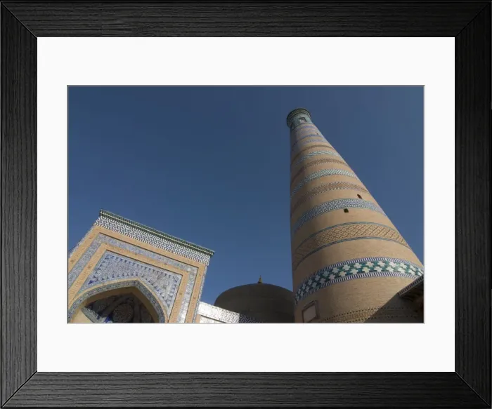 Framed Print : Islam Hoja Minaret, UNESCO World Heritage Site, Khiva, Uzbekistan, Central Asia Framed Print : Islam Hoja Minaret, UNESCO World Heritage Site, Khiva, Uzbekistan, Central Asia