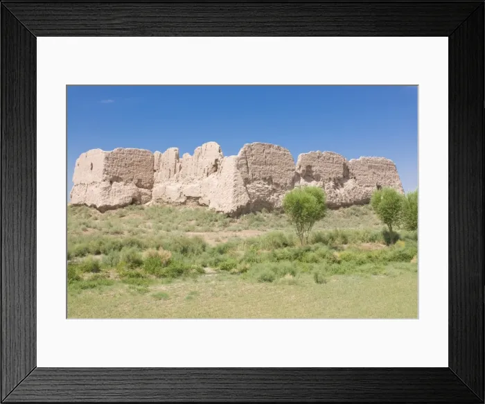 Framed Print : Toprak Qala, old fortress, Karakalpakstan, Uzbekistan, Central Asia Framed Print : Toprak Qala, old fortress, Karakalpakstan, Uzbekistan, Central Asia