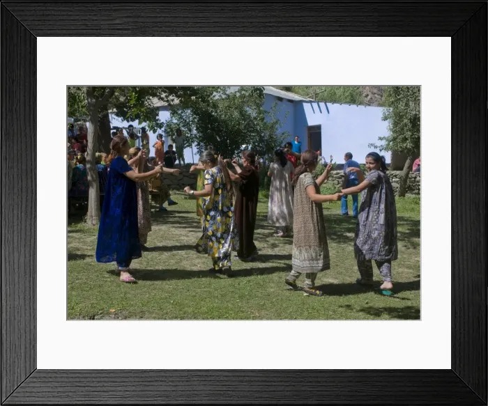 Framed Print : Dancing guests at wedding at Pamiris, Bartang Valley, Tajikistan, Central Asia, Asia Framed Print : Dancing guests at wedding at Pamiris, Bartang Valley, Tajikistan, Central Asia, Asia