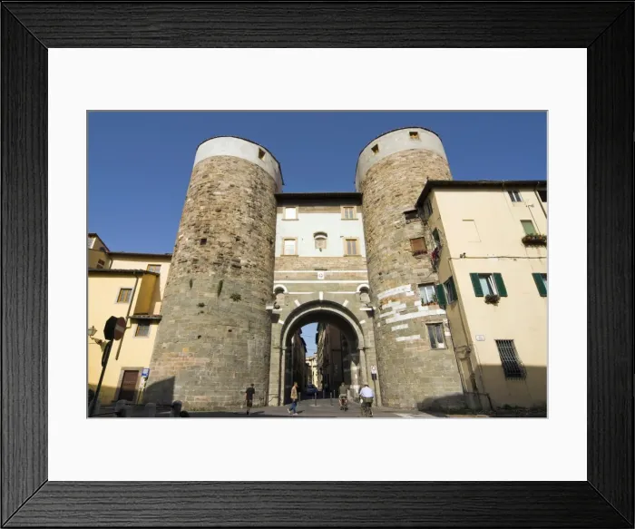 Framed Print : Porta San Gervasio, Lucca, Tuscany, Italy, Europe