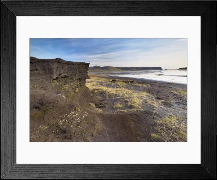 Framed Print : Eroded lava rock formations near Dyrholaey (Vik), south Iceland, Iceland, Polar Regions Framed Print : Eroded lava rock formations near Dyrholaey (Vik), south Iceland, Iceland, Polar Regions