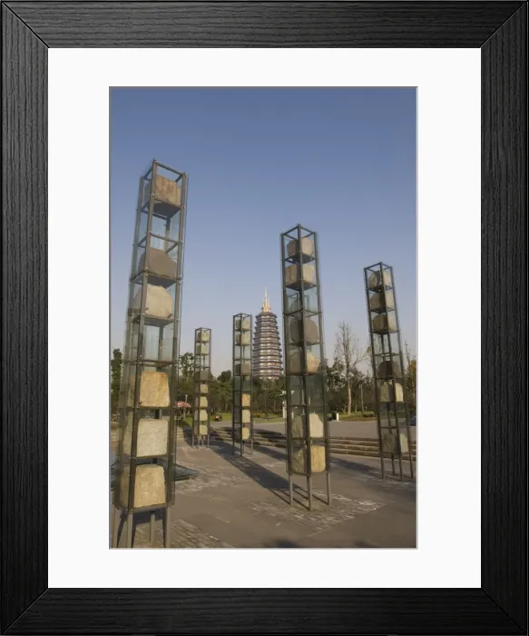 Framed Print : Red Plum Park, Changzhou, Jiangsu province, China, Asia Framed Print : Red Plum Park, Changzhou, Jiangsu province, China, Asia