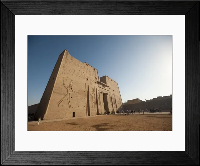 Framed Print : Temple of Edfu, Egypt, North Africa, Africa Framed Print : Temple of Edfu, Egypt, North Africa, Africa