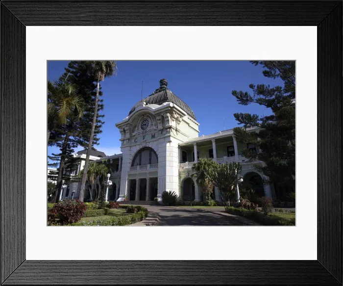 Framed Print : Maputo train station, Maputo, Mozambique, Africa Framed Print : Maputo train station, Maputo, Mozambique, Africa