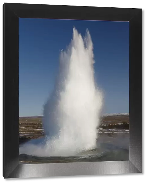 Strokkur (the Churn) erupts every 5-10 minutes to heights of up to 20 meters (70ft)