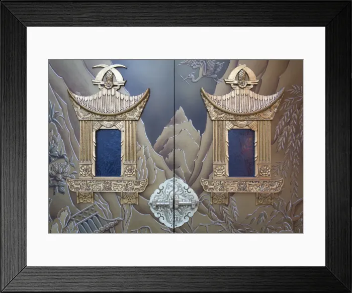 Framed Print : Door detail of Graumans Chinese Theater, Hollywood Boulevard, Hollywood Framed Print : Door detail of Graumans Chinese Theater, Hollywood Boulevard, Hollywood
