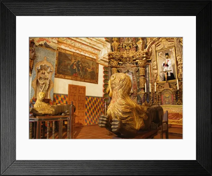Framed Print : Interior of church, Mission San Xavier del Bac, Tucson, Arizona, United States of America Framed Print : Interior of church, Mission San Xavier del Bac, Tucson, Arizona, United States of America