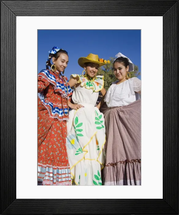 Framed Print : Folkloric dancers, Tucson Rodeo Parade, Tucson, Arizona, United States of America Framed Print : Folkloric dancers, Tucson Rodeo Parade, Tucson, Arizona, United States of America
