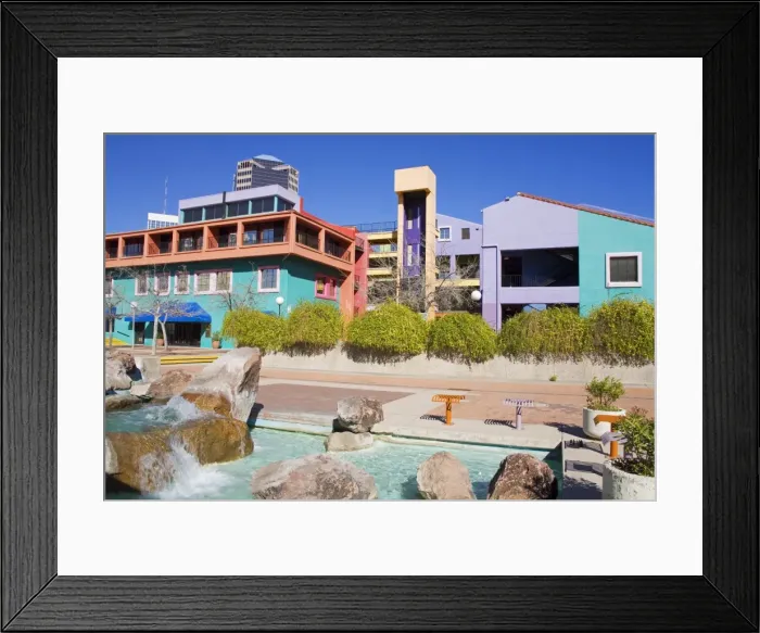 Framed Print : La Placita Village, Tucson, Arizona, United States of America, North America Framed Print : La Placita Village, Tucson, Arizona, United States of America, North America