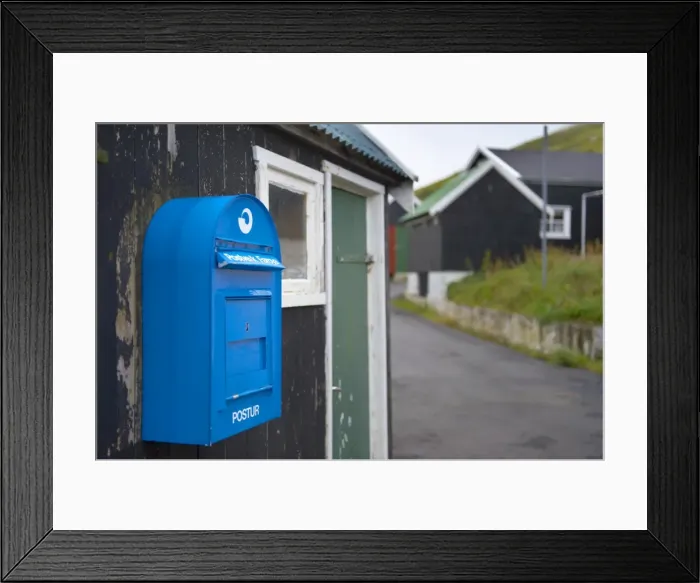 Framed Print : Turf-roofed timber houses at Elduvik, Eysturoy, Faroe Islands (Faroes), Denmark, Europe Framed Print : Turf-roofed timber houses at Elduvik, Eysturoy, Faroe Islands (Faroes), Denmark, Europe