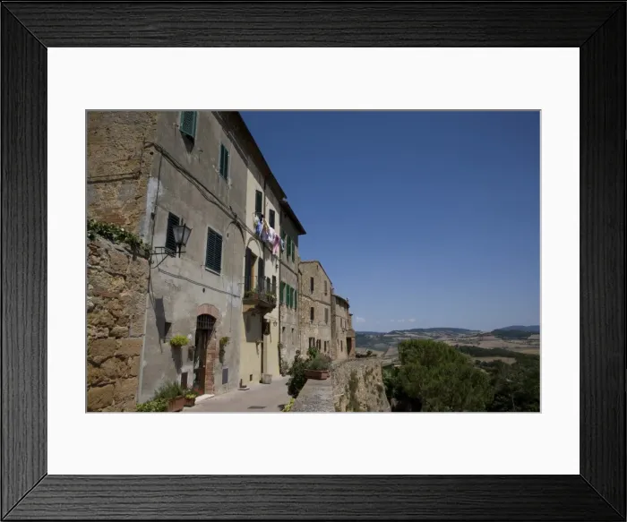 Framed Print : Pienza, Tuscany, Italy, Europe Framed Print : Pienza, Tuscany, Italy, Europe