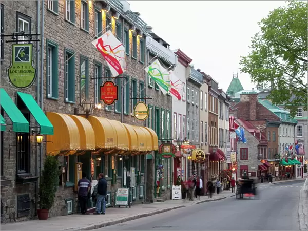 Rue Saint Louis, Quebec City, Quebec, Canada, North America