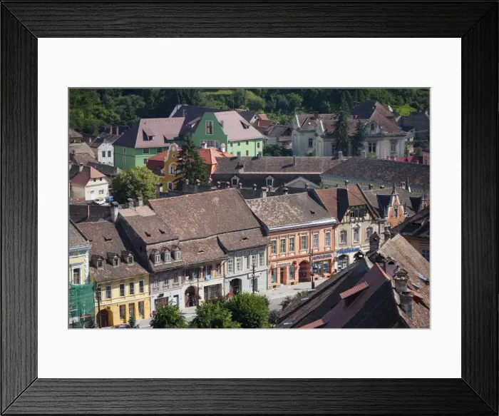 Framed Print : Hermann Oberth Square, UNESCO World Heritage Site, Sighisoara, Transylvania Framed Print : Hermann Oberth Square, UNESCO World Heritage Site, Sighisoara, Transylvania
