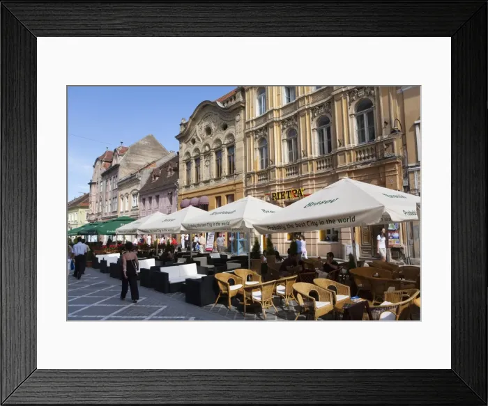 Framed Print : George Baritiu Street, Brasov, Transylvania, Romania, Europe Framed Print : George Baritiu Street, Brasov, Transylvania, Romania, Europe