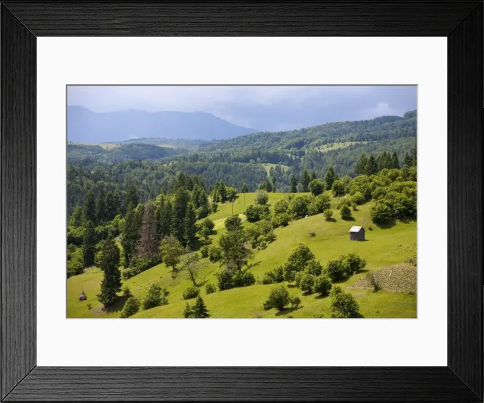 Framed Print : Countryside near Nasaud, Maramures, Romania, Europe Framed Print : Countryside near Nasaud, Maramures, Romania, Europe