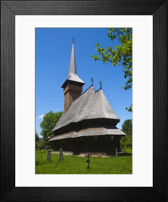 Framed Print : Bogdan Voda wooden church, UNESCO World Heritage Site, Bogdan Voda, Maramures Framed Print : Bogdan Voda wooden church, UNESCO World Heritage Site, Bogdan Voda, Maramures