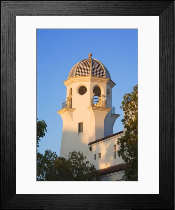 Framed Print : Tower in Paseo Nuevo Shopping Mall, Santa Barbara, California, United States of America Framed Print : Tower in Paseo Nuevo Shopping Mall, Santa Barbara, California, United States of America