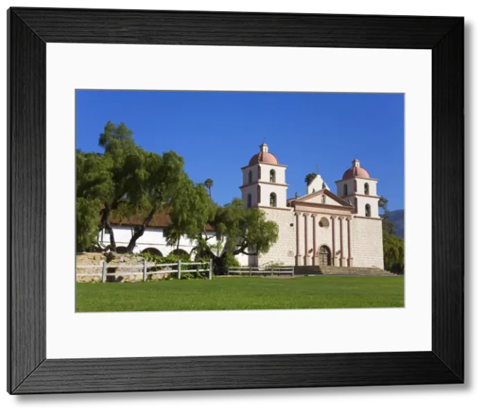 Framed Print : Old Mission Santa Barbara, Santa Barbara, California, United States of America Framed Print : Old Mission Santa Barbara, Santa Barbara, California, United States of America