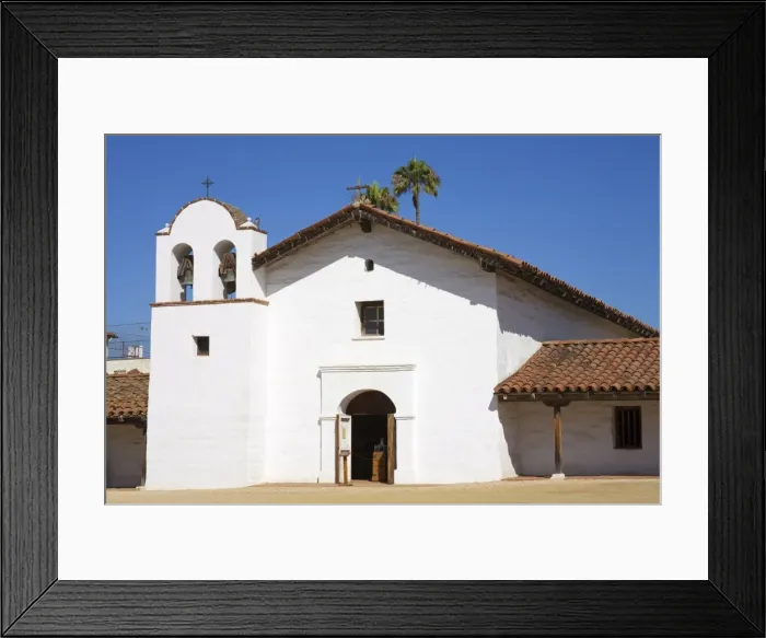 Framed Print : Church, El Presidio De Santa Barbara State Historic Park, Santa Barbara Framed Print : Church, El Presidio De Santa Barbara State Historic Park, Santa Barbara