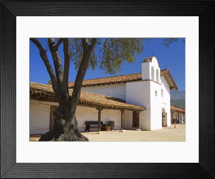 Framed Print : Church, El Presidio De Santa Barbara State Historic Park, Santa Barbara Framed Print : Church, El Presidio De Santa Barbara State Historic Park, Santa Barbara