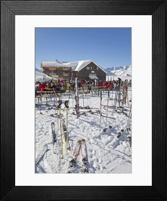 Framed Print : Mountain restaurant, St. Anton am Arlberg, Tirol, Austrian Alps, Europe Framed Print : Mountain restaurant, St. Anton am Arlberg, Tirol, Austrian Alps, Europe