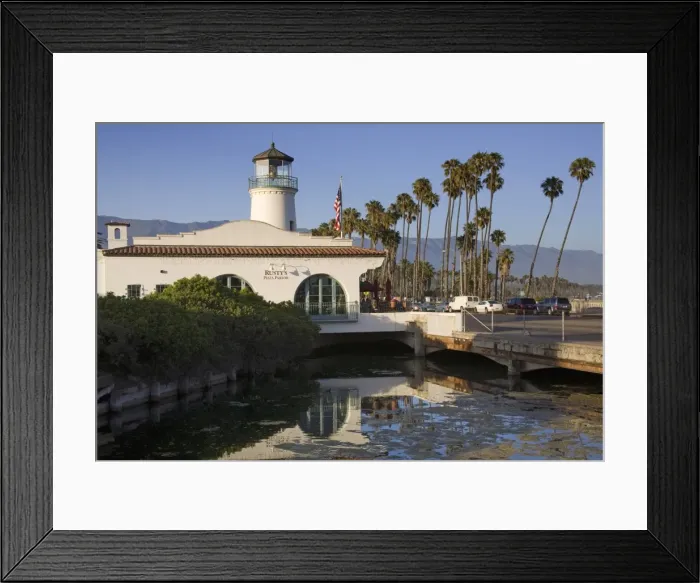 Framed Print : Rustys Pizza Parlor, Cabrillo Boulevard, Santa Barbara Harbor, California Framed Print : Rustys Pizza Parlor, Cabrillo Boulevard, Santa Barbara Harbor, California