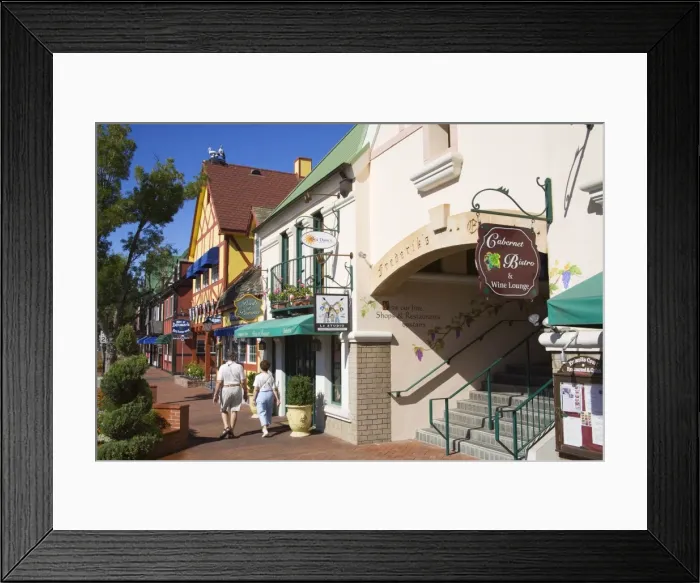 Framed Print : Alisal Road, Solvang, Santa Barbara County, Central California, United States of America Framed Print : Alisal Road, Solvang, Santa Barbara County, Central California, United States of America