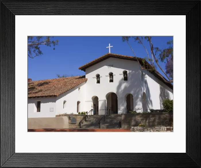 Framed Print : Mission San Luis Obispo, City of San Luis Obispo, California, United States of America Framed Print : Mission San Luis Obispo, City of San Luis Obispo, California, United States of America