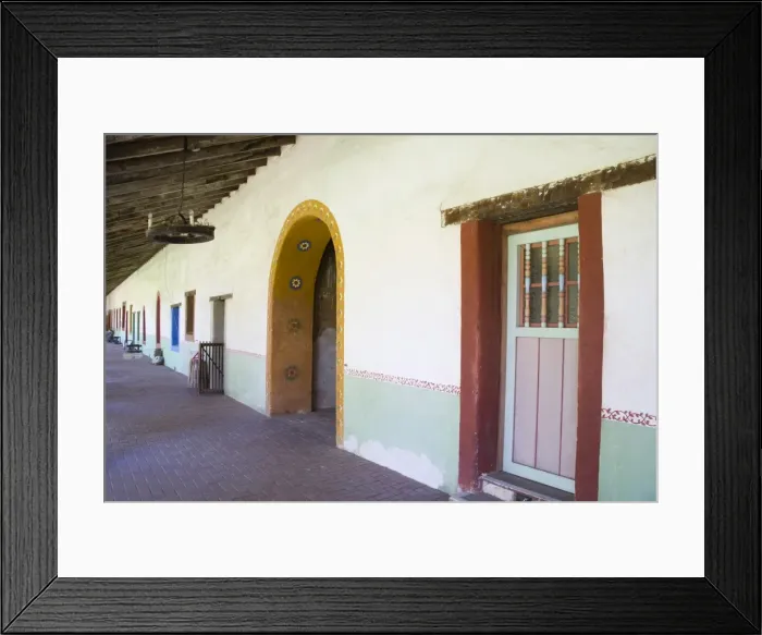 Framed Print : Mission San Miguel Arcangel, San Miguel, California, United States of America