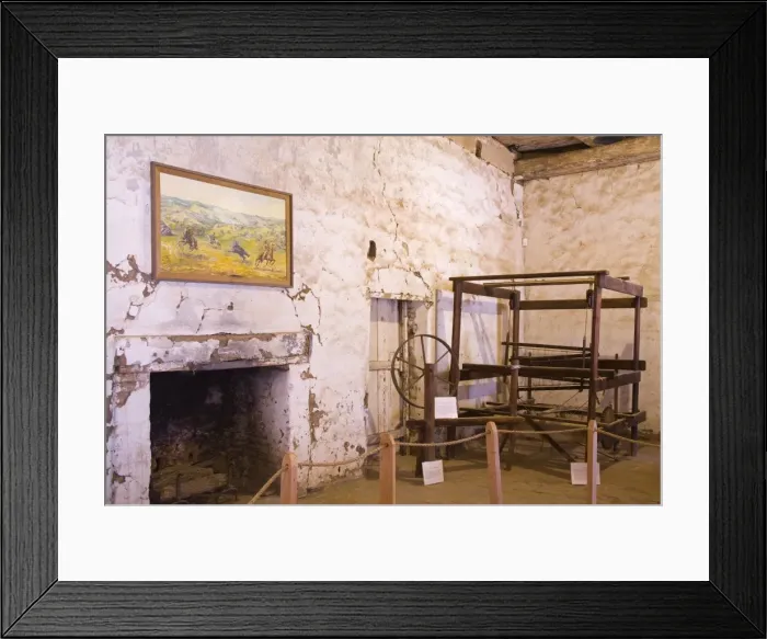Framed Print : Loom, Mission San Miguel Arcangel, San Miguel, California, United States of America
