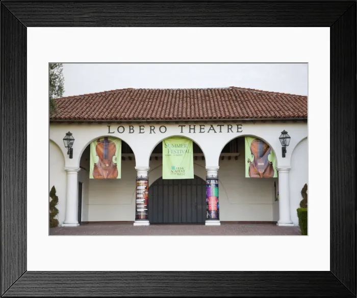 Framed Print : Lobero Theatre, Santa Barbara, California, United States of America, North America