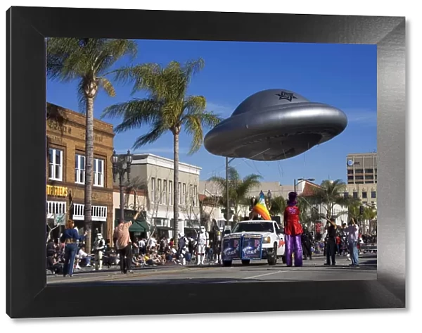 Spaceship, Doo Dah Parade, Pasadena, Los Angeles, California, United States of America