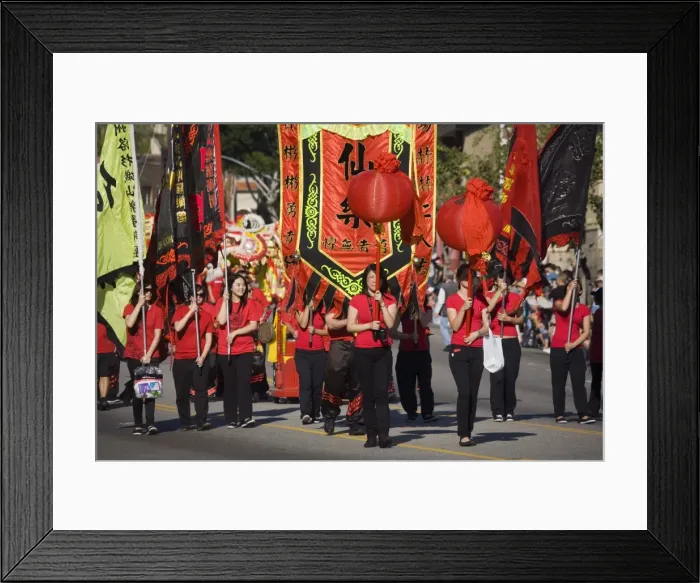 Framed Print : Golden Dragon Parade, Chinese New Year Festival, Chinatown, Los Angeles Framed Print : Golden Dragon Parade, Chinese New Year Festival, Chinatown, Los Angeles