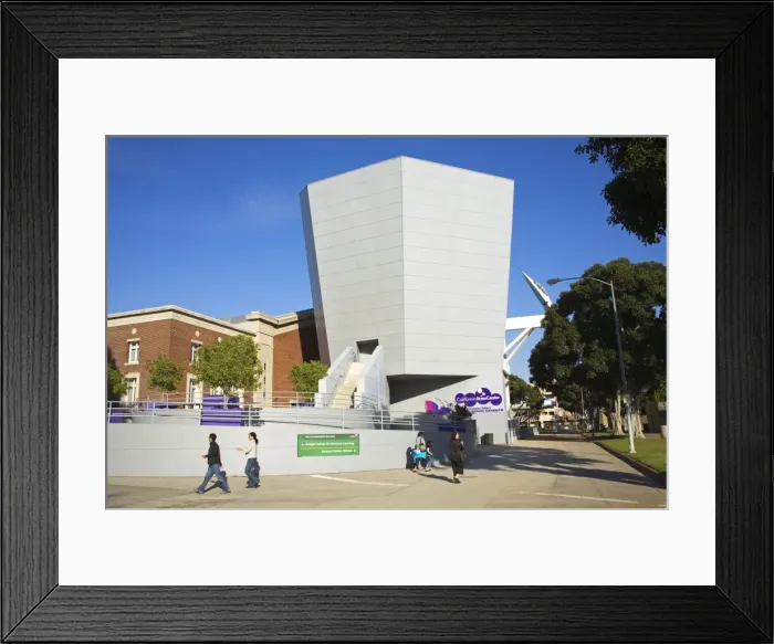 Framed Print : Air and Space Gallery, California Science Center, Exposition Park, Los Angeles Framed Print : Air and Space Gallery, California Science Center, Exposition Park, Los Angeles
