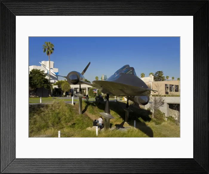 Framed Print : A-12 Blackbird in Exposition Park, Los Angeles, California, United States of America Framed Print : A-12 Blackbird in Exposition Park, Los Angeles, California, United States of America