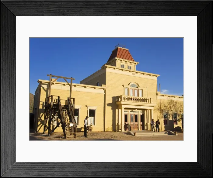 Framed Print : Lincoln County Courthouse in Old Tucson Studios, Tucson, Arizona, United States of America Framed Print : Lincoln County Courthouse in Old Tucson Studios, Tucson, Arizona, United States of America