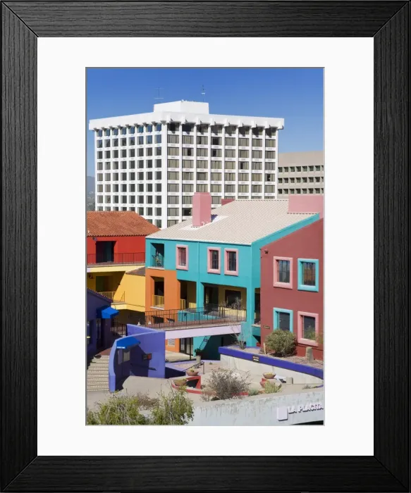 Framed Print : La Placita Village, Tucson, Arizona, United States of America, North America Framed Print : La Placita Village, Tucson, Arizona, United States of America, North America