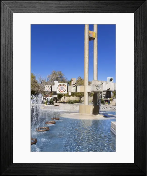 Framed Print : Sunset Park Fountain, Tucson, Arizona, United States of America, North America Framed Print : Sunset Park Fountain, Tucson, Arizona, United States of America, North America