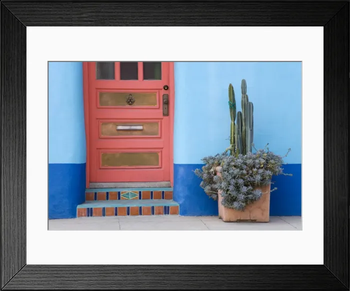 Framed Print : House detail, El Presidio Historic District, Tucson, Arizona, United States of America Framed Print : House detail, El Presidio Historic District, Tucson, Arizona, United States of America