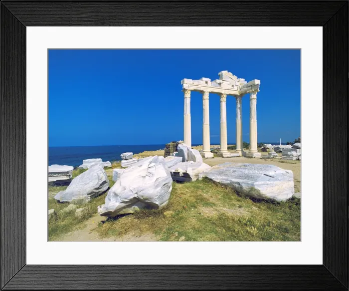 Framed Print : Roman ruins of the Temple of Apollo, Side, Anatalya Province, Anatolia Framed Print : Roman ruins of the Temple of Apollo, Side, Anatalya Province, Anatolia