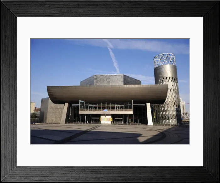 Framed Print : The Lowry Centre, Salford Quays, Greater Manchester, England, United Kingdom, Europe