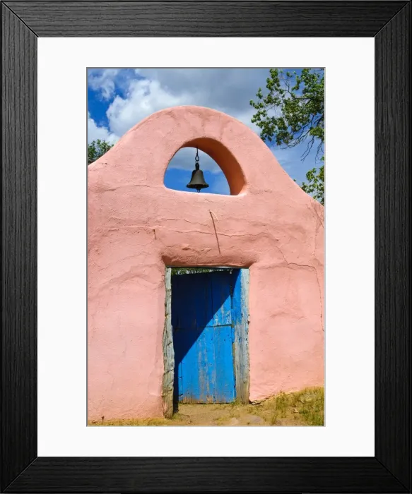 Framed Print : Adobe entrance and doorway, New Mexico, United States of America, North America Framed Print : Adobe entrance and doorway, New Mexico, United States of America, North America