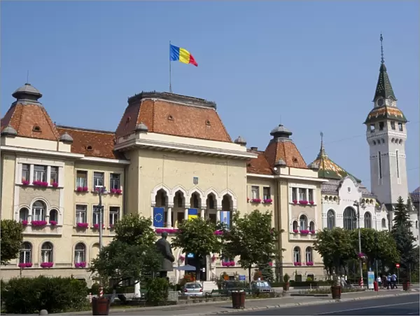 Trandafirilor Square, Targu Mures, Transylvania, Romania, Europe